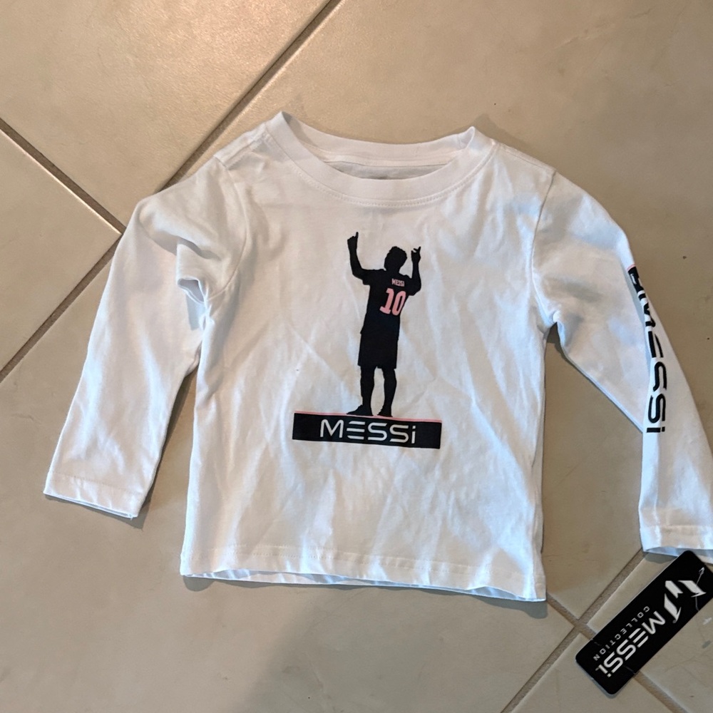NWT messi soccer girls 18 months shirt 1504